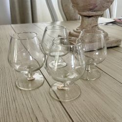 Princess House Cognac glasses