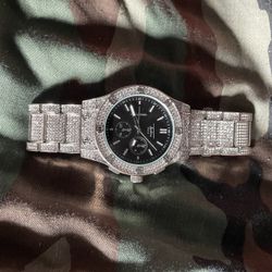 Techno Pave Iced Out Watch