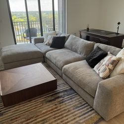 Modular Sectional Sofa – Drew & Jonathan (4pc) + Pillows