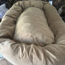 Brand New - XLG Dog Bed Majestic Pet Taupe/brown Vintage Color Micro Velvet Washable 