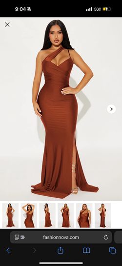 Size Small Rust Formal Dress Fashion Nova