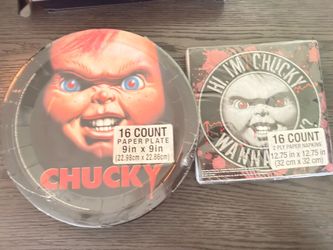 Chucky Party Pack – 32 Piece Set – New/Sealed – $15