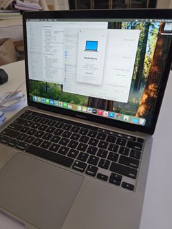 2020 MacBook Pro A2338,M1 ,16Gb,1Tb,13” LCD, AC Charger, Good Condition,,Space Grey Color,Office 2022,Tahoe MAC OS for Big Promo