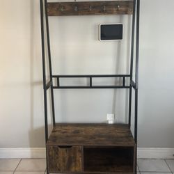 Storage Shelf/ Coat Rack 