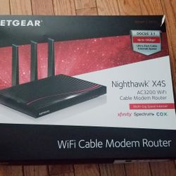 Netgear Nighthawk X4S Cable Modem Router 