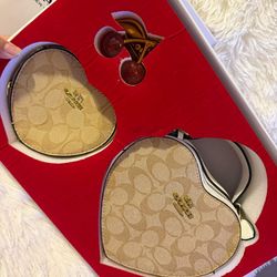 Cafe Coach Heart Bag