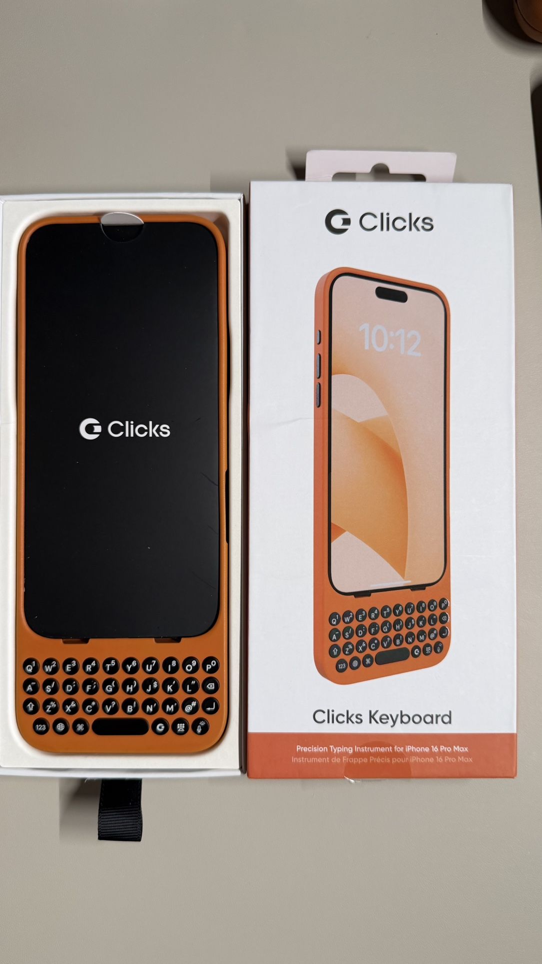 Clicks Keyboard iPhone 16 Pro用オレンジ Clicks Keyboard iPhone 16 Pro用オレンジ Clicks iPhone16 Pro用