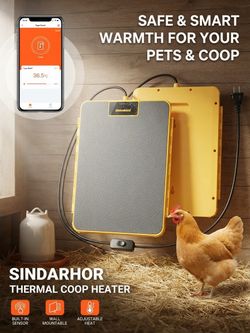 Sindarhor Smart Coop Heater / Pet Warming Pad (open Box)