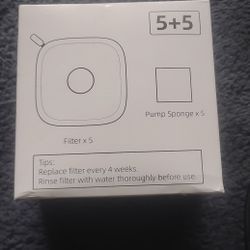Pet Water Fountain Replacement Filters and Sponges