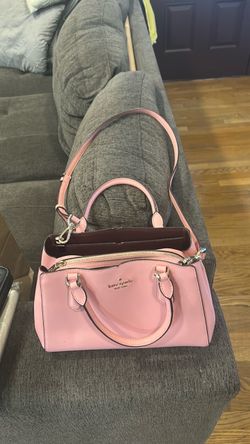 Kate Spade Pink Leather Satchel Handbag