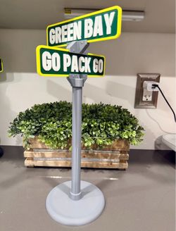 Greenbay packers street sign display