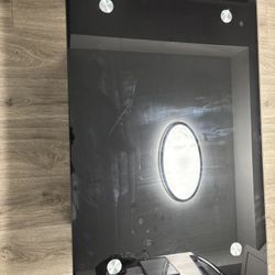 Black Glass Top Coffee Table