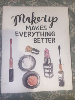 Makeup Canvas Wall Decor