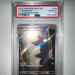 2023 Pokemon Scarlet & Violet 151 Charmeleon #169/165 PSA 10