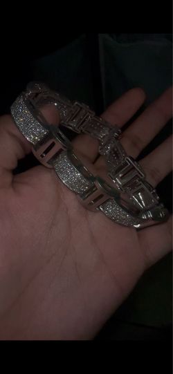 Silver925. bracelet -62grams & silver925. Chain -18grams