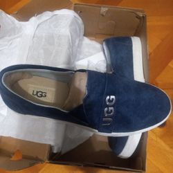 Blue Ugg Slip On Shoes