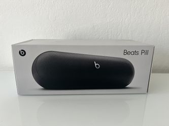 Beats Pill Wireless Bluetooth Speaker with AppleCare+ Included, Matte Black