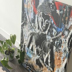 30 X 40 Canvas print Meditating Buddha 