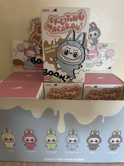 Original Exciting Macaron Labubu 