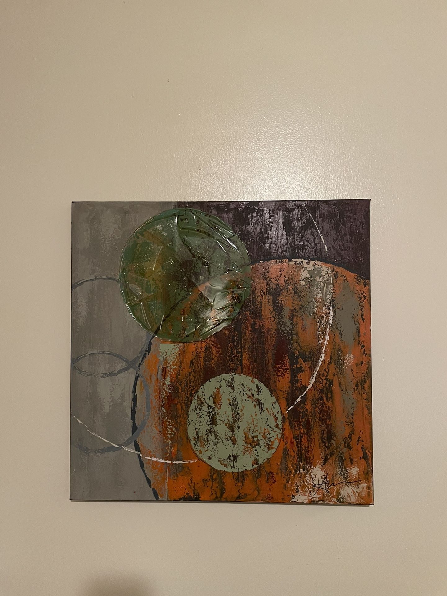 24inx24in Wall Oil Painting