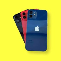 iPhone 12 5G 64GB AT&T And Cricket-$449,each. 