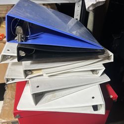 Filling Binders Selling all of them together 