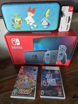 Nintendo Switch Gray Console With Extras (Brand New)