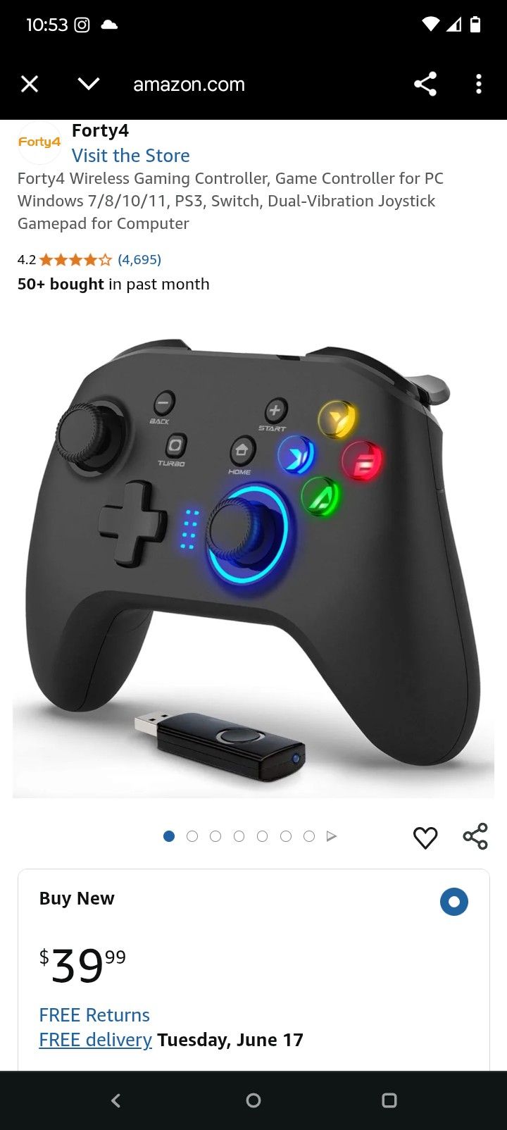 Wireless Gaming Controller