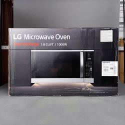 LG 1.8 cu ft 29.88-In Over-the-Range Microwave NEW Stainless Steel Sensor Cooking Kitchen Appliance