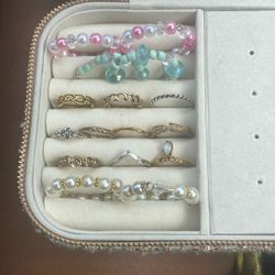 rings and earings