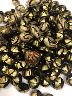 Glass beads Murano hand made assortment for jewelry making