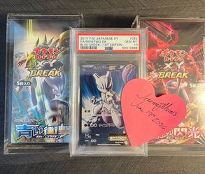 Japanese Pokémon Sealed XY 81st Ed. Booster Boxes Red Flash Blue Shock PSA 10 Mewtwo FA EX