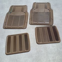 Car mats. 4 piece rubber