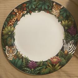 Sakura Animal Jungle Plates Set Of 5