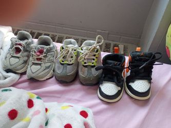 Toddler Sneakers Lot New Balance and Jordan