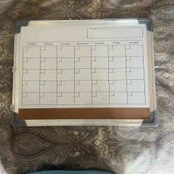 Dry Erase Monthly Calendar 