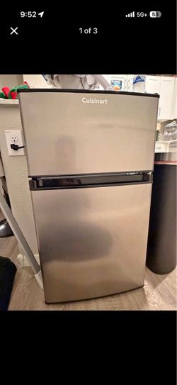 Stainless Steel Mini Fridge with Freezer