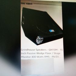 15 In PassivebStage Monitor 400 W RMS