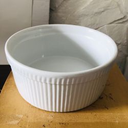 Soufflé Casserole Baking Dish 8.5’ X 3.5’ Tall
