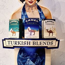Camel Turkish Blends Thick Cardboard Cigarette Display 