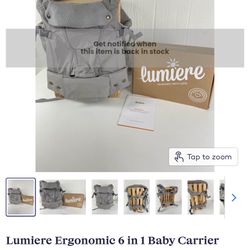 lumiere baby carrier