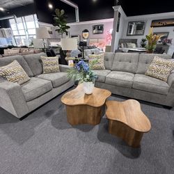 2 PC SOFA AND LOVESEAT 