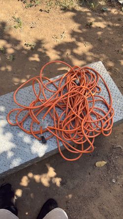 Orange extension cord