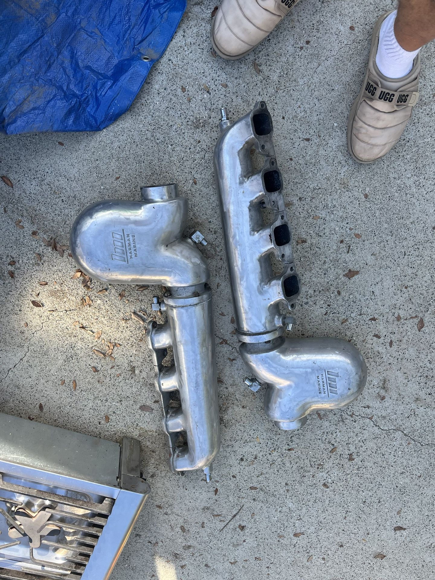 454 Boat Aluminum Manifolds