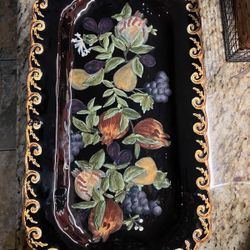  Beautiful Raymond Waites Pompeii Ceramic Serving Tray Platter