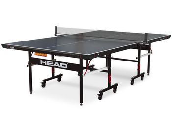 HEAD Summit USA Indoor Table Tennis Table, Competition Grade Net, 10 Minute Easy Set Up - Ping Pong Table with Playback Mode