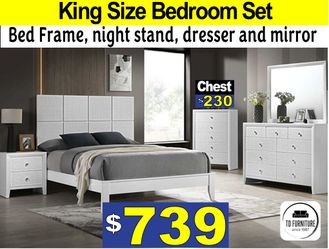 White King Bedroom set