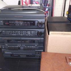 Stereo And Karaoke Machine 8-track Tapes Cassettes CDs And Movies All For 300