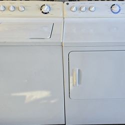 VERY CLEAN GE WASHER AND ELECTRIC PR GAS DRYER, 4 MONTHS WARRANTY,  FREE DELIVERY AND INSTALLATION 