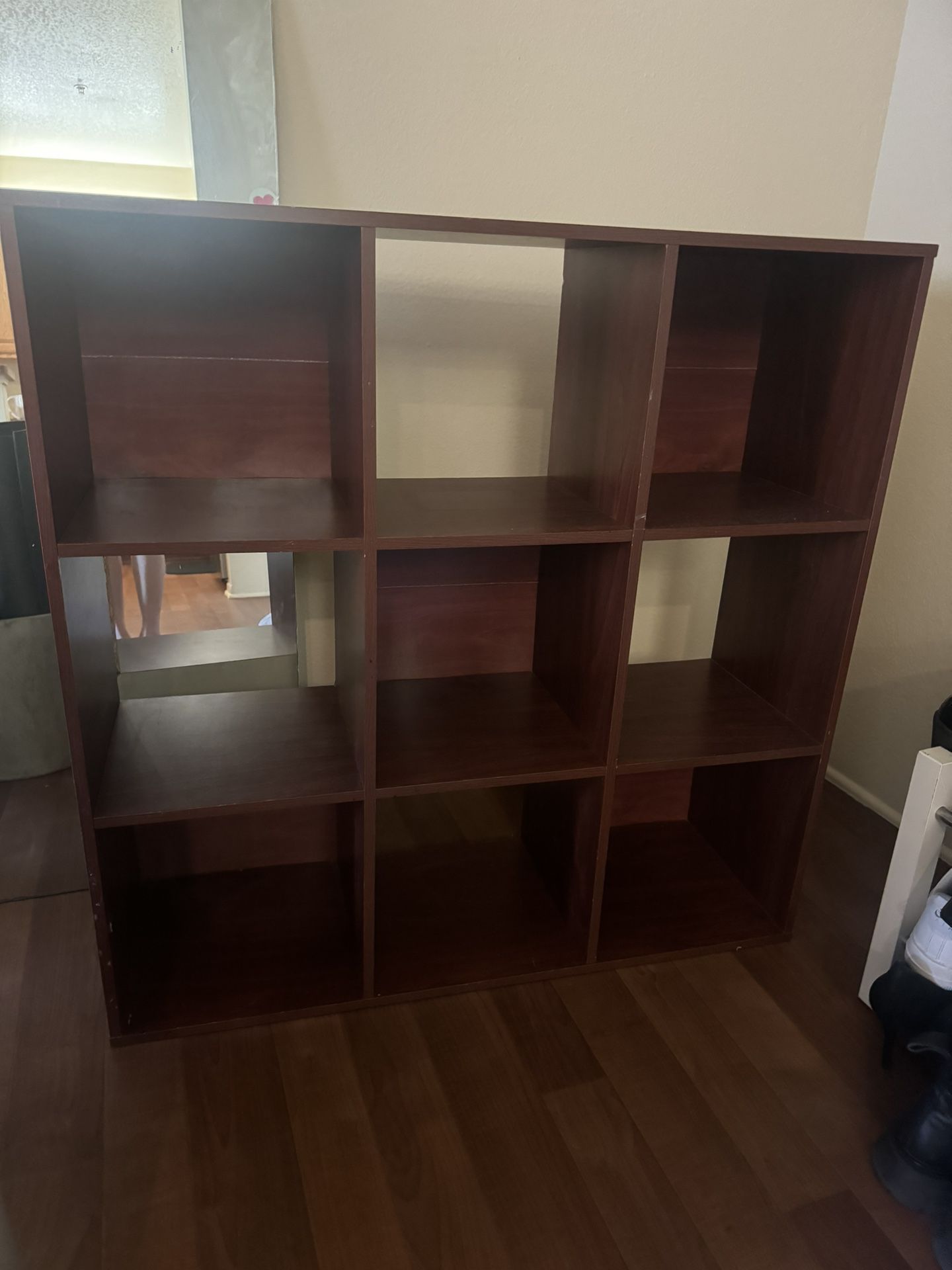 Used Brown Cubby/shelves 